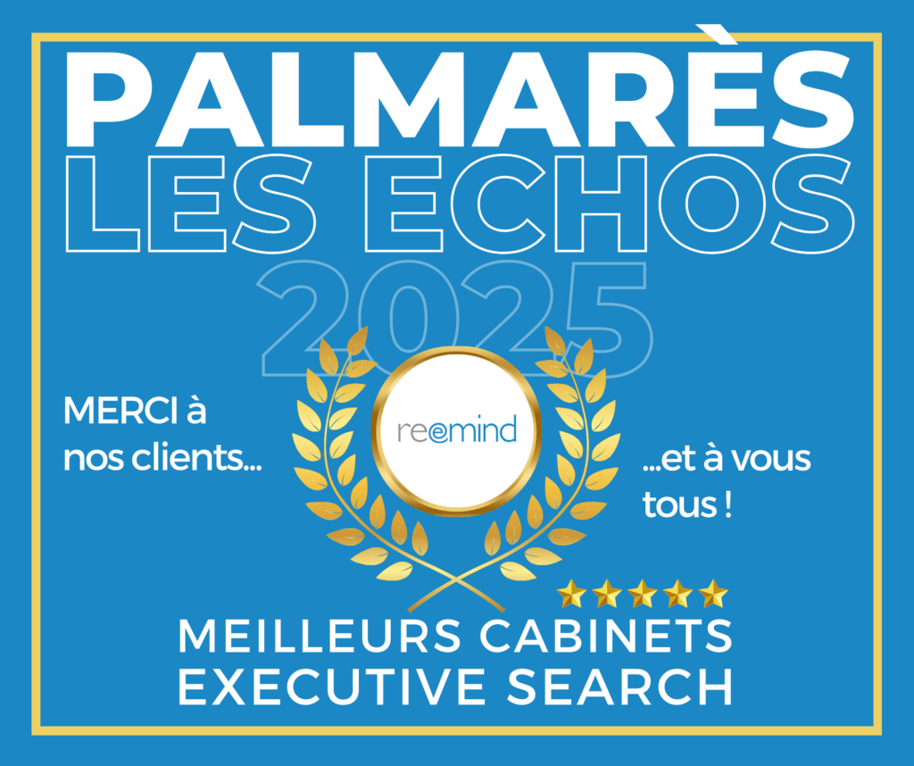 Reemind au Palmarès Les Echos 2025 des meilleurs cabinets de recrutement / Executive search